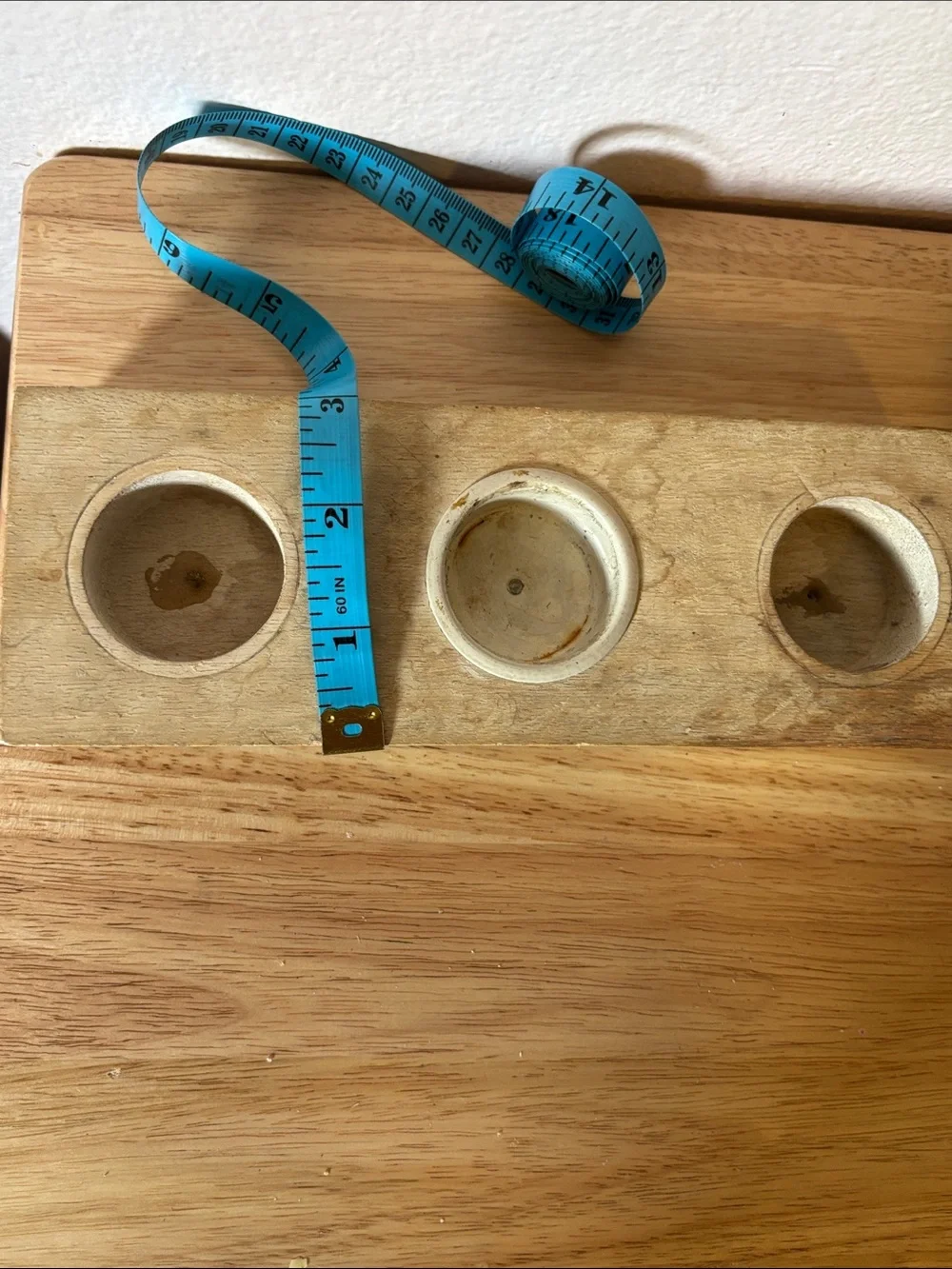 Hearth & Hand Carved Triple Tealight Holder